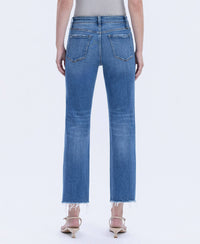 LoveVervet High Rise Crop Straight Jean