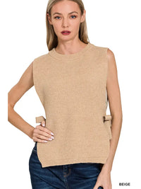 Side Tie Sweater