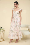 Feminine In Floral Dress