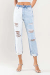 Colorblock Mom Jean