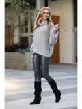 High Waisted Vegan Faux Leather Leggings