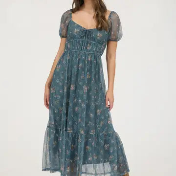 Falling For Floral Dress