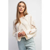 Open Weaved Knit Pullover