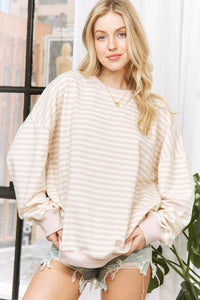 Meet Me Striped Sweatshirt