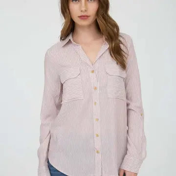 Walk The Line Button Down