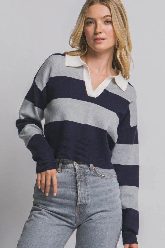 Rugby Cropped Polo