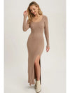 High Slit Maxi Dress