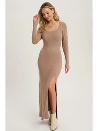 High Slit Maxi Dress