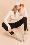 Mock Neck Lettuce Long Sleeve