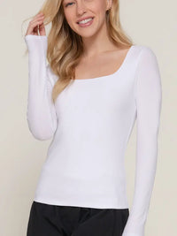 Square Neck Long Sleeve